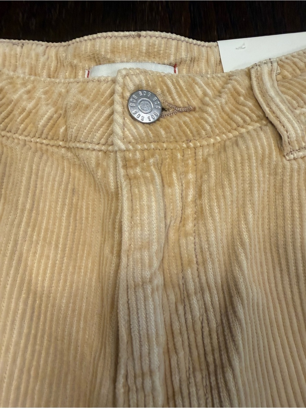 NWT BDG - Urban Outfitters Beige High Rise Mom Corduroy Pants Women’s Size 30 - Picture 7 of 13